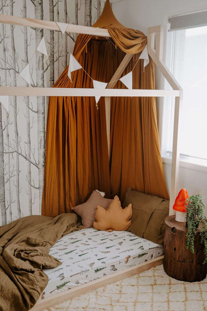 Snuggle Hunny Kids  Fitted Cot Sheet - Alpha