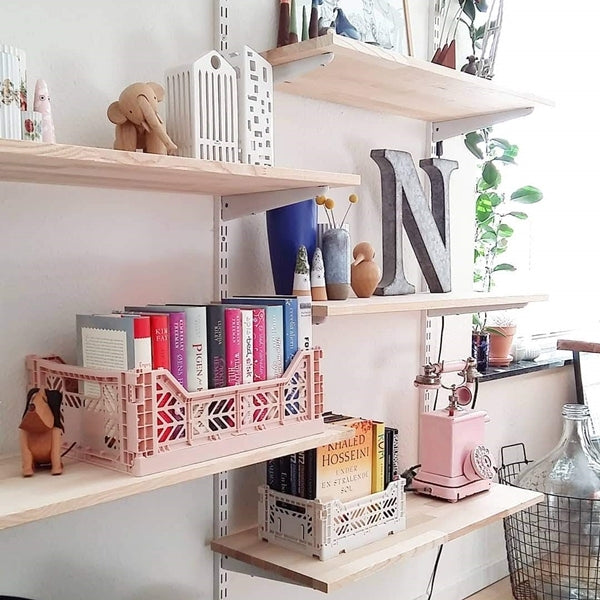 Aykasa - Midi Folding Crate - Milk Tea