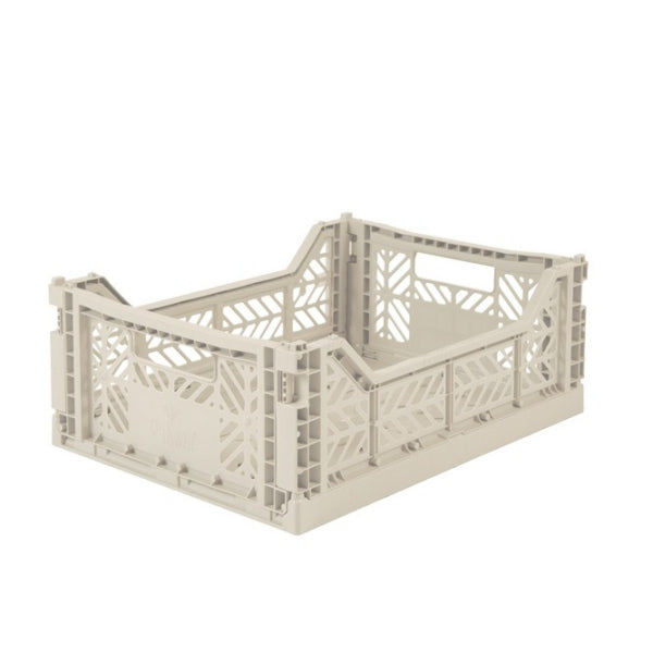 Aykasa - Midi Folding Crate - Coconut Milk
