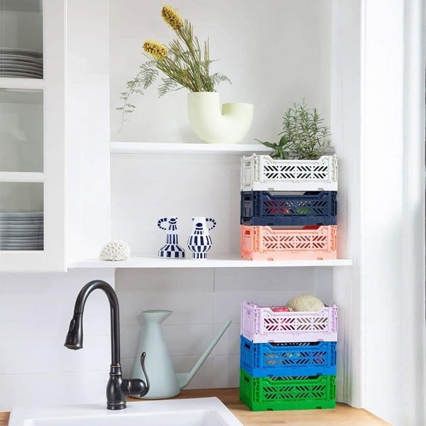 Aykasa - Mini Folding Crate - Salmon