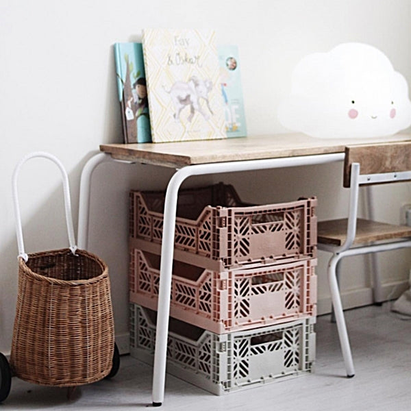 Aykasa - Midi Folding Crate - Milk Tea