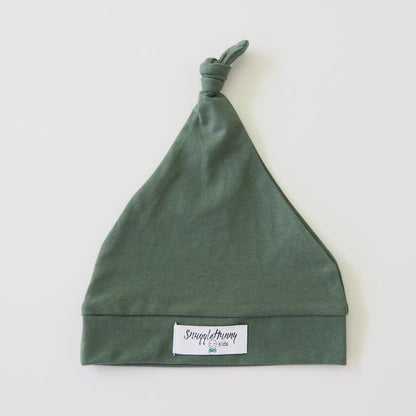 Snuggle Hunny Kids Knotted Beanie - Olive