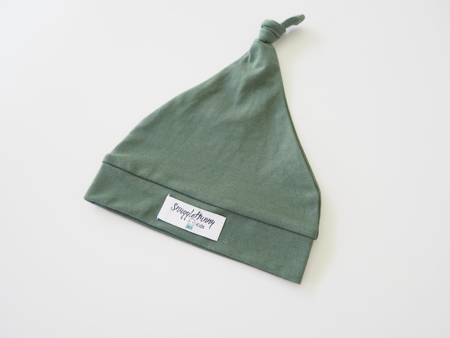Snuggle Hunny Kids Knotted Beanie - Olive
