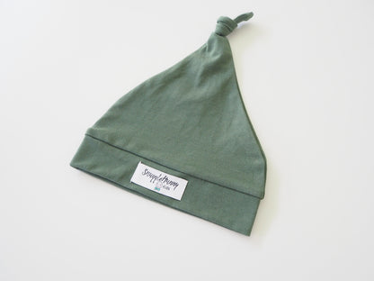 Snuggle Hunny Kids Knotted Beanie - Olive