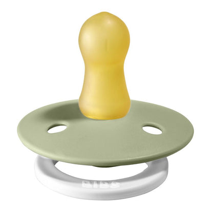 BIBS Colour Glow Natural Latex Pacifier - Sage - Size 2
