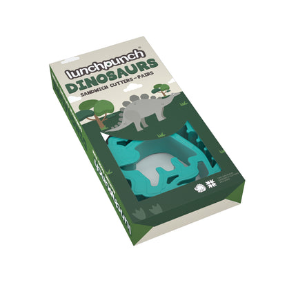 The Lunch Punch | Dinosaur Shape Sandwich Cutters | For Toddlers and Kids