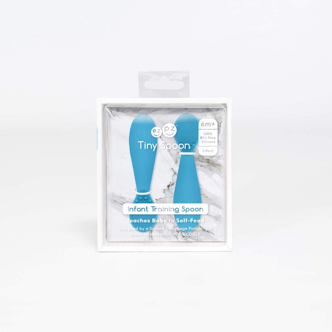 EZPZ - Tiny Spoon Twin-Pack - Blue
