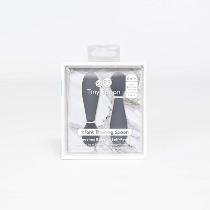 EZPZ - Tiny Spoon Twin-Pack - Gray