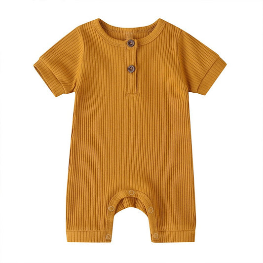 Arlo Summer Onesie - Butterscotch