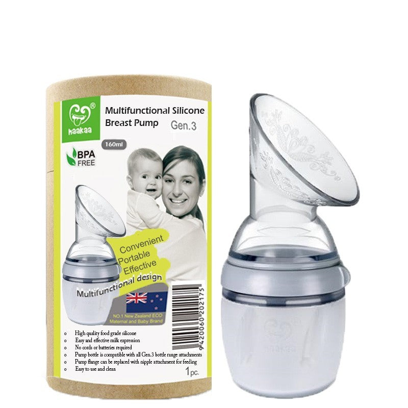 Haakaa - 160ml Generation 3 Silicone Breast Pump