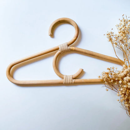 Rattan Kids Clothing Hanger