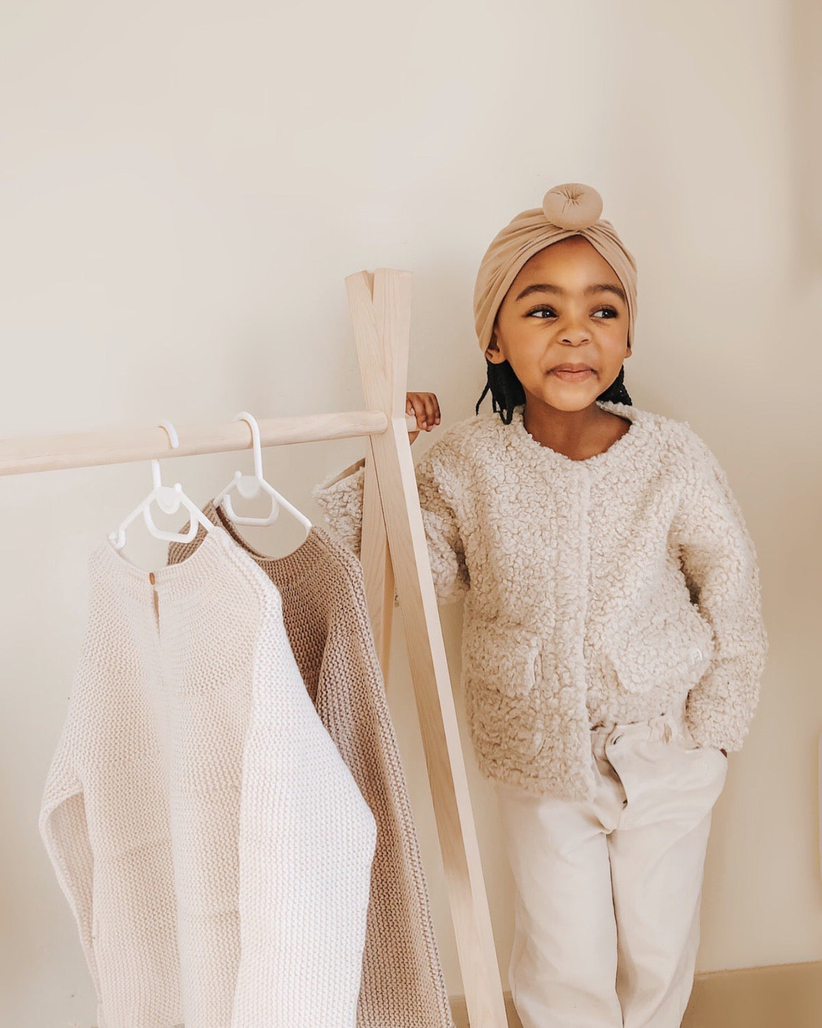 Sienna Sherpa Jacket - Cream