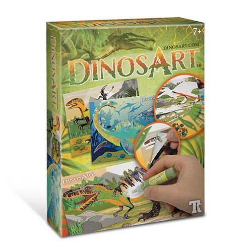 DinosArt – Sand and Foil Art