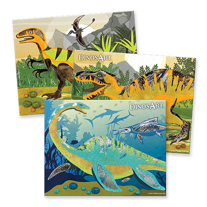 DinosArt – Sand and Foil Art