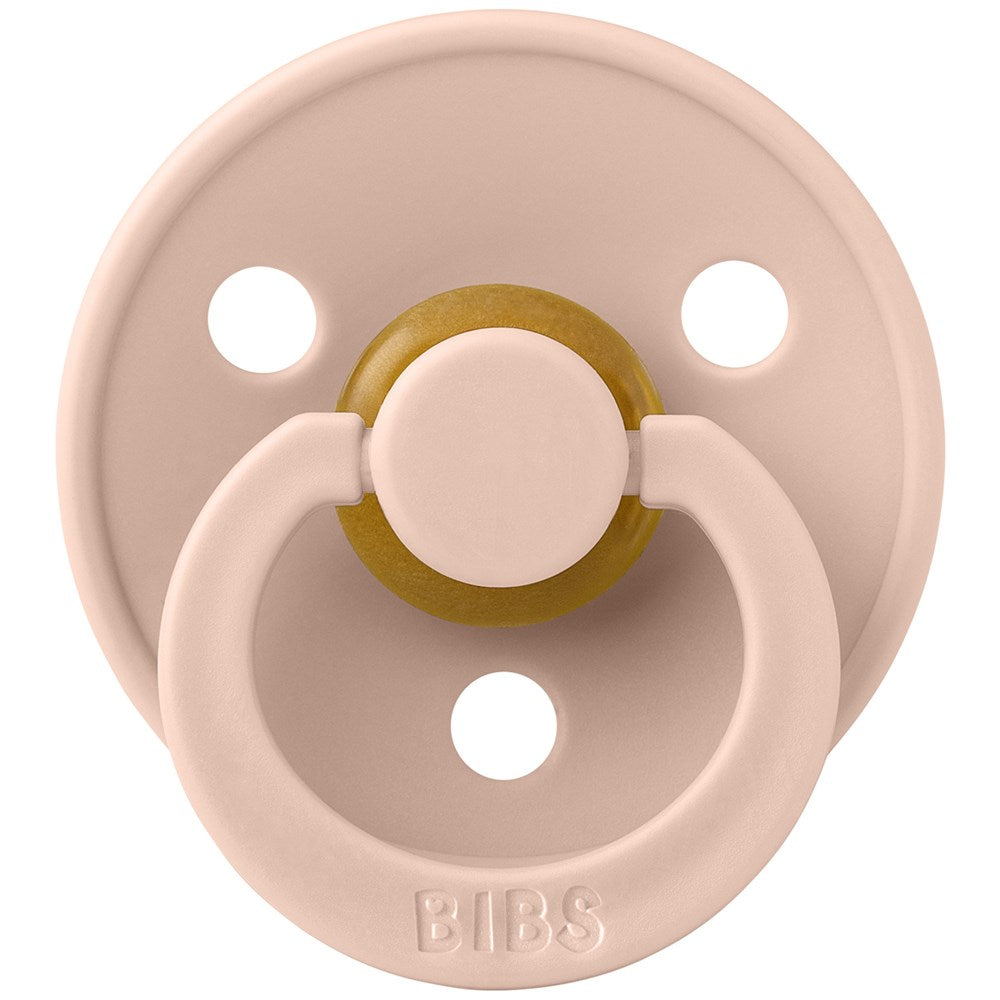 BIBS Anatomical Latex Pacifier - Blush Size 1