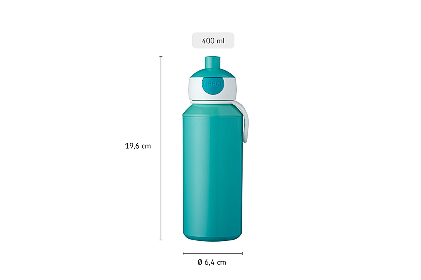 Mepal - Campus Pop-Up Water Bottle 400ml- Leopard