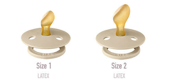BIBS Anatomical Latex Pacifier - Sage  Size 1