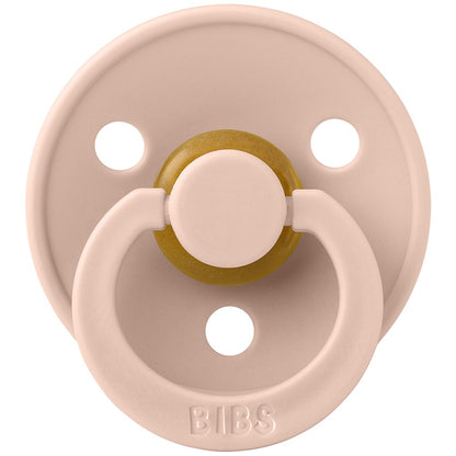 BIBS Anatomical Latex Pacifier - Blush Size 2