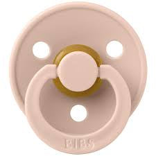 BIBS Symmetrical Latex Pacifier - Blush Size 1