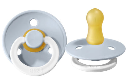 BIBS Natural Latex Pacifier - Baby blue glow in the dark size 1