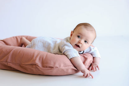 Snuggle Me Organic | Patented Infant Lounger - Rosewood Linen