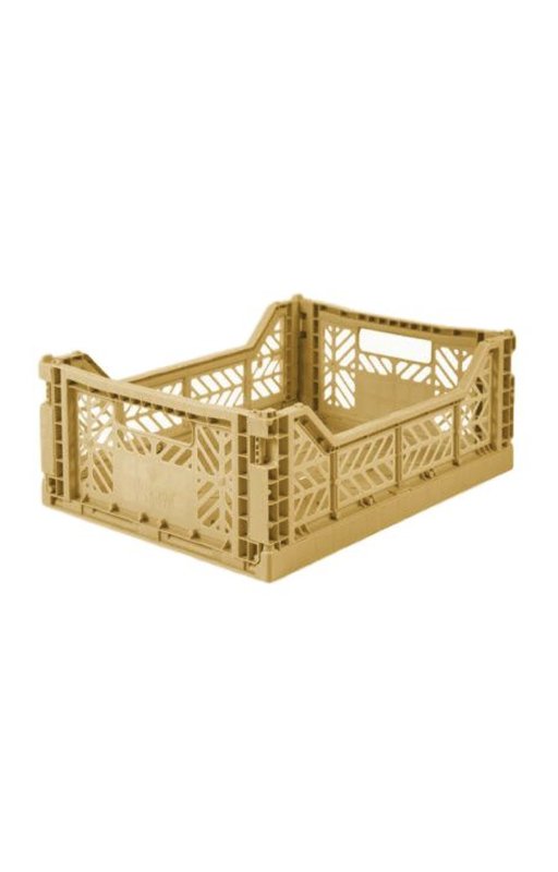 Aykasa - Midi Folding Crate - Gold