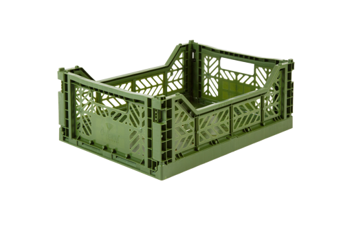 Aykasa - Midi Folding Crate - Khaki