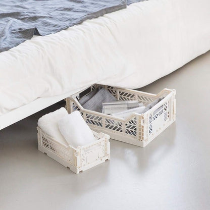 Aykasa - Midi Folding Crate - Coconut Milk