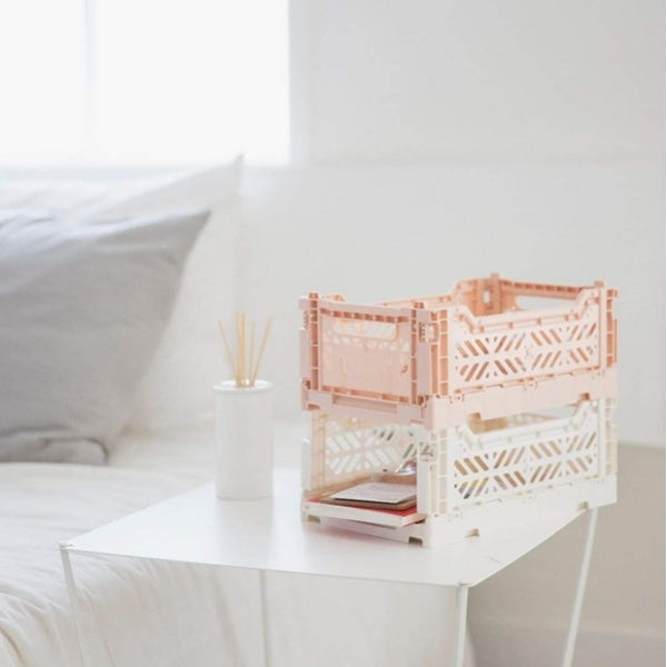 Aykasa - Mini Folding Crate - Coconut Milk