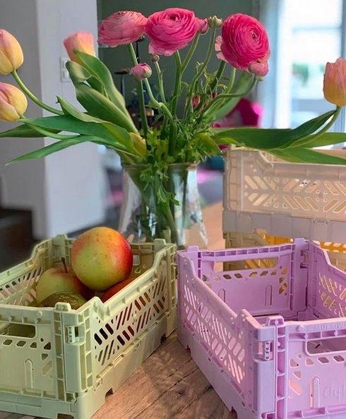 Aykasa - Mini Folding Crate - Orchid