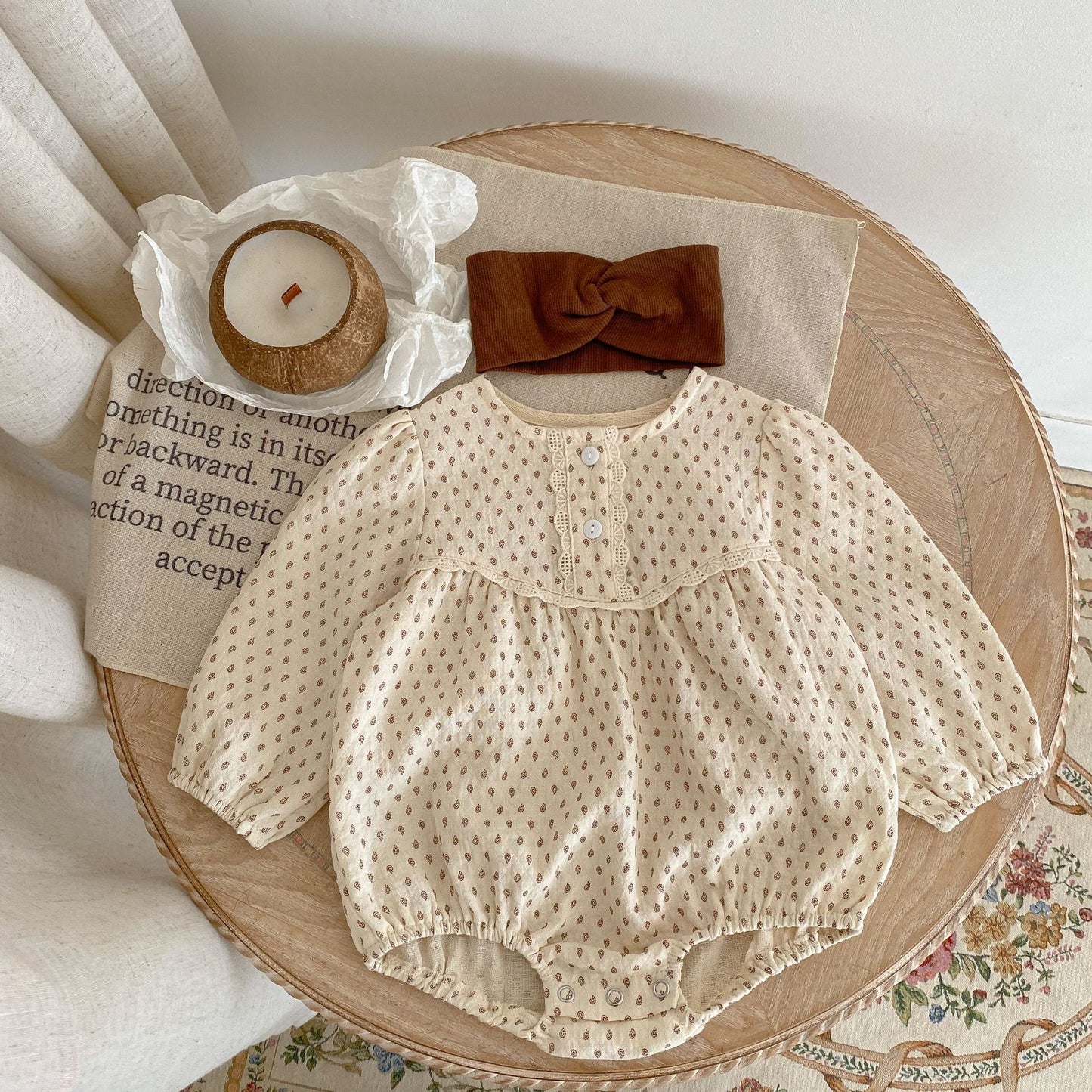 Raya mini paisley romper no