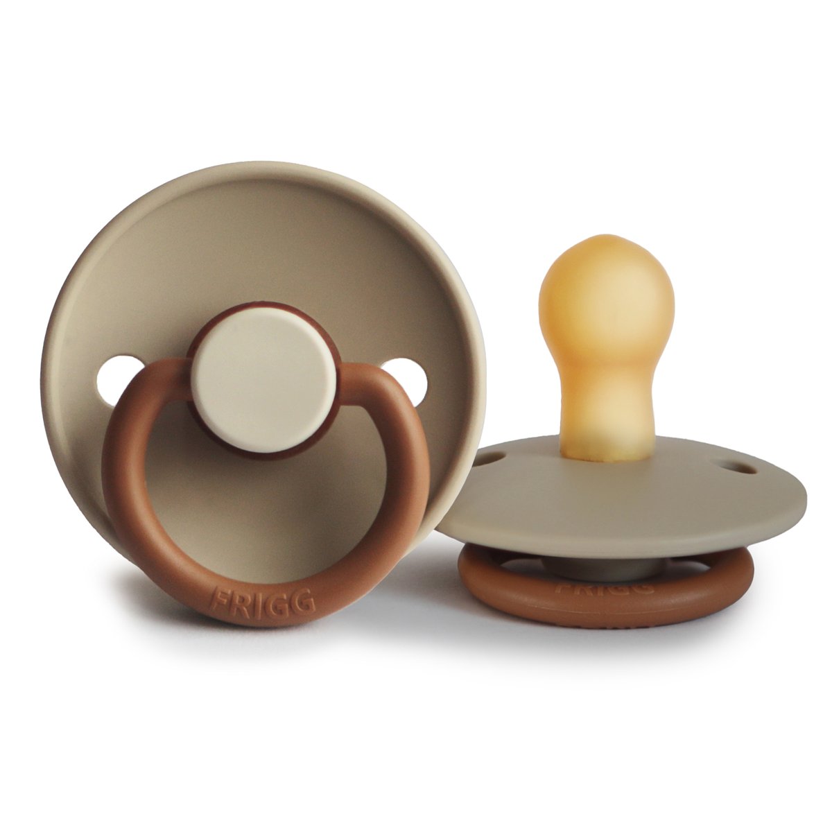FRIGG Natural Rubber Pacifier - Desert - Size 2