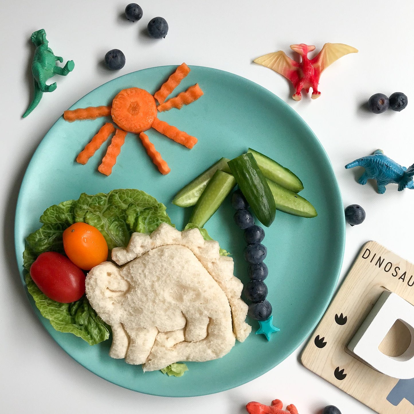 The Lunch Punch | Dinosaur Shape Sandwich Cutters | For Toddlers and Kids