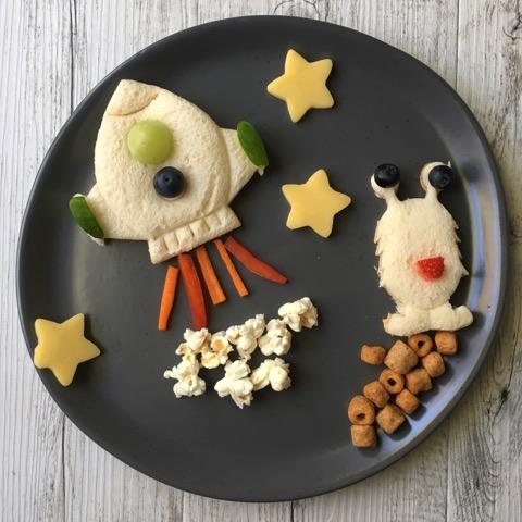 The Lunch Punch | Space Shape Sandwich Cutters | For Toddlers and Kids